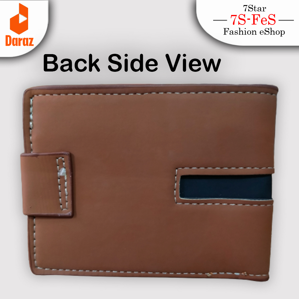 Genuine Leather Men's Purse Wallet For Men Bi-Fold [ Compact Size ] Wallet Clasp