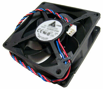 Fast 12V DC Cooling Fan for PC Incubator Laptop Exhaust Fan Peltier Processor - High Speed 3 Inch Computer Fan - Size 80x80x25mm