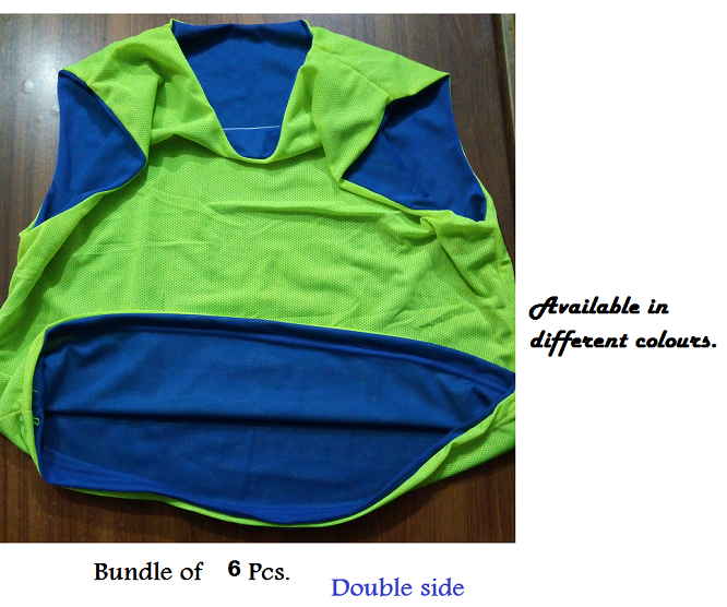 6 Pcs.Football Bibs Vest In Mesh Training Vest  blue vest football hockey vest green Multi colour