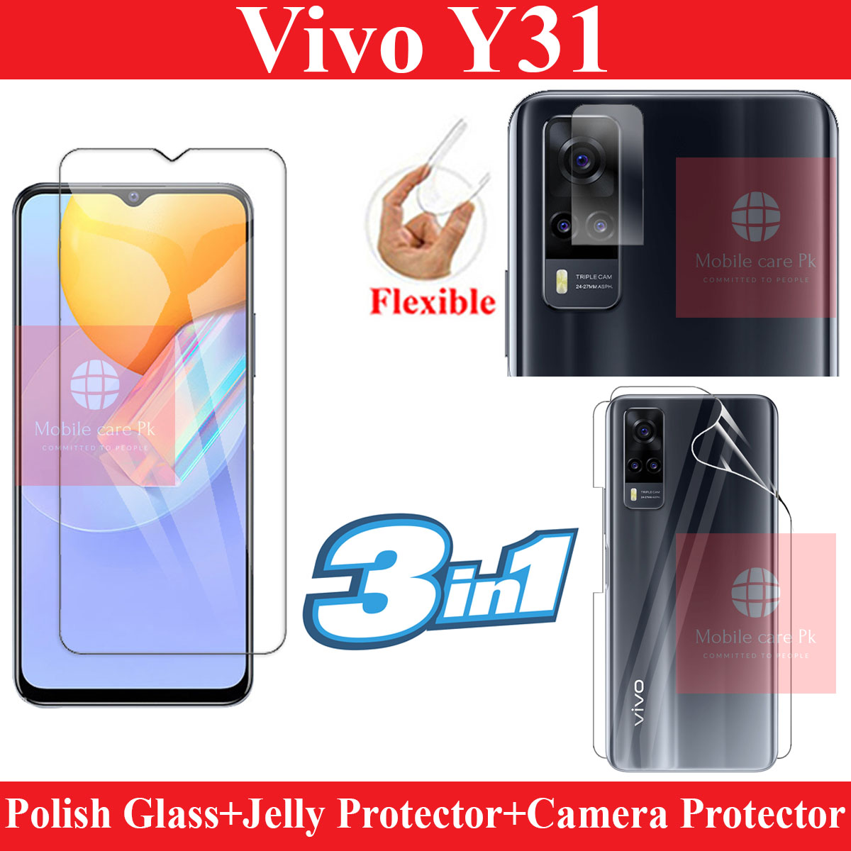 vivo y31 camera glass original