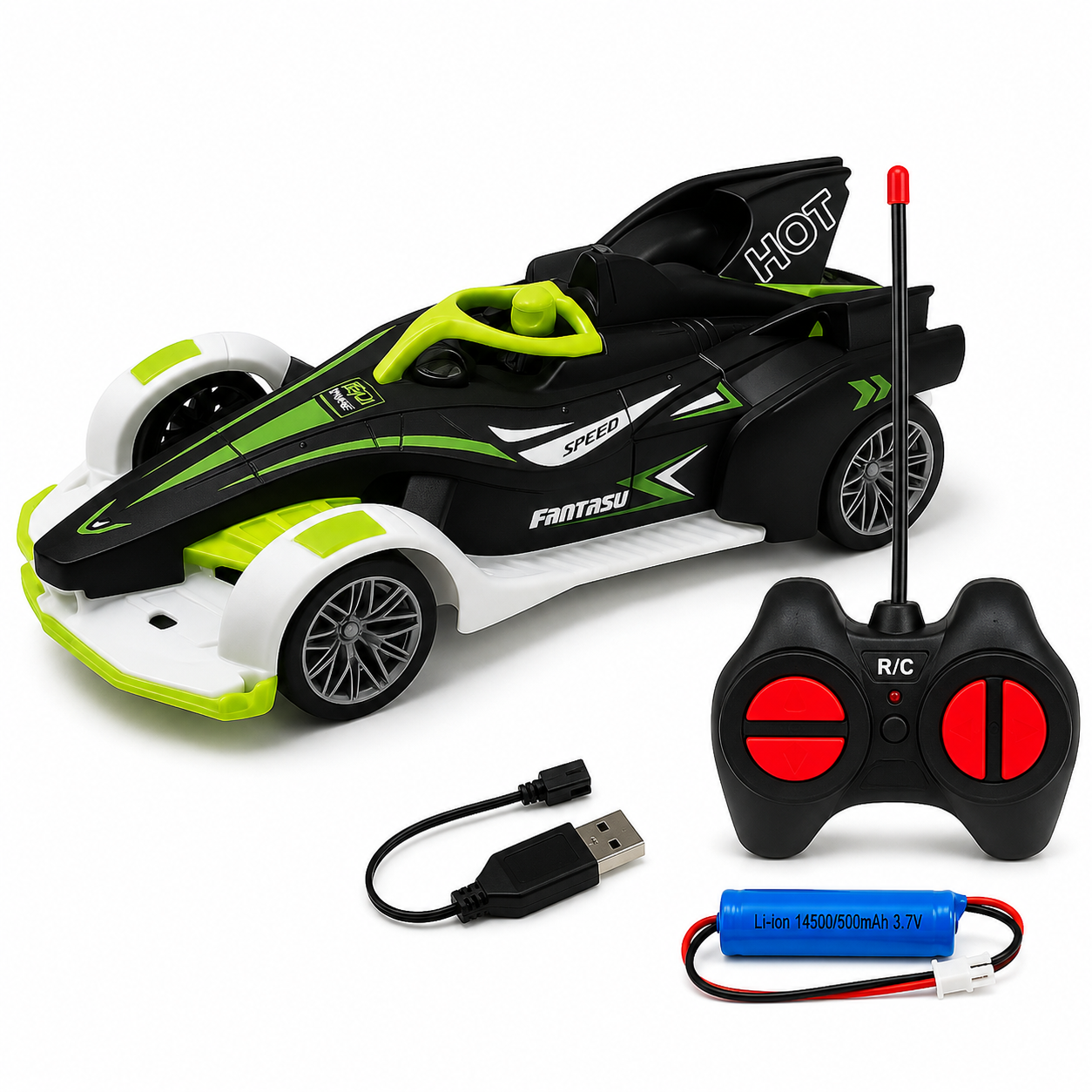 Powerful Car - Green
