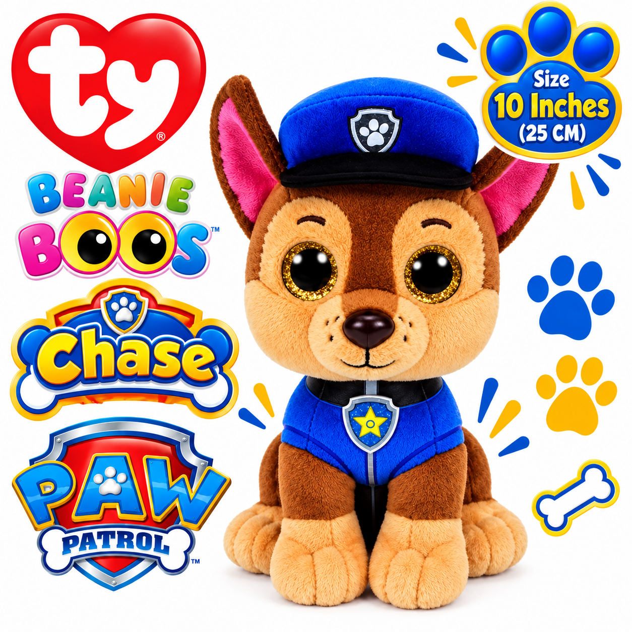 Paw Patrol Characters Plush Toys – Soft Cuddly Stuffed Animal Dolls for Kids | Premium Plush Gift for Boys & Girls