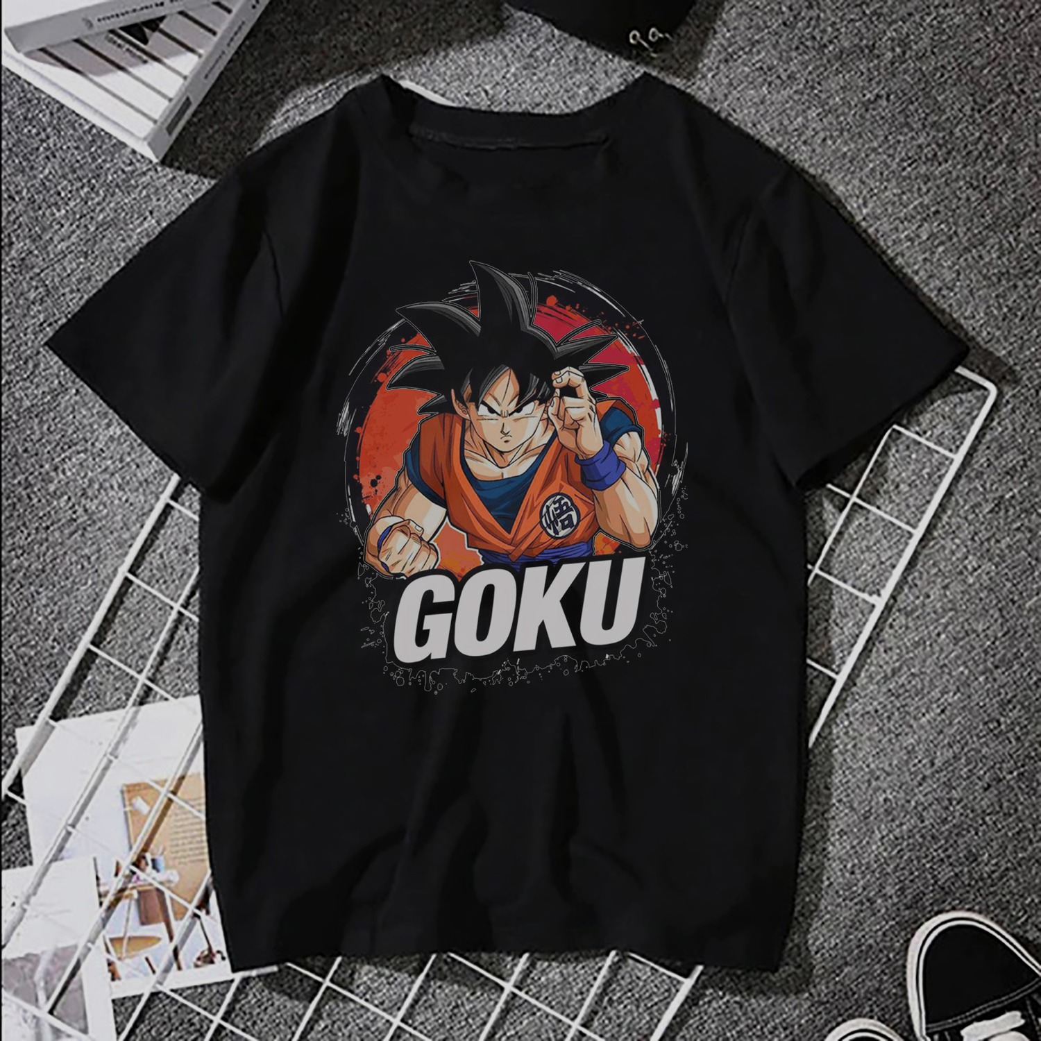 Super Saiyan Goku Tshirt For Anime DBZ Fans Girls And Boys Premium Quality Tee
