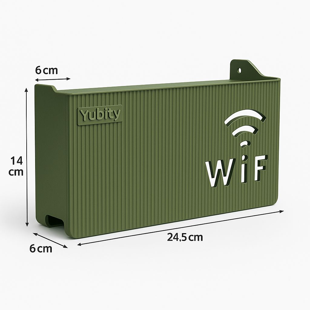 WHITE –Wifi Holder Wall Mounted WiFi Router Shelf Box – ABS Plastic Wireless Router Holder & Organizer – Hidden Cable Storage Bracket – Space Saver for Home & Office – Easy Install – Black, White, Gray, Pink – Wall Mounted Decorative Internet Box