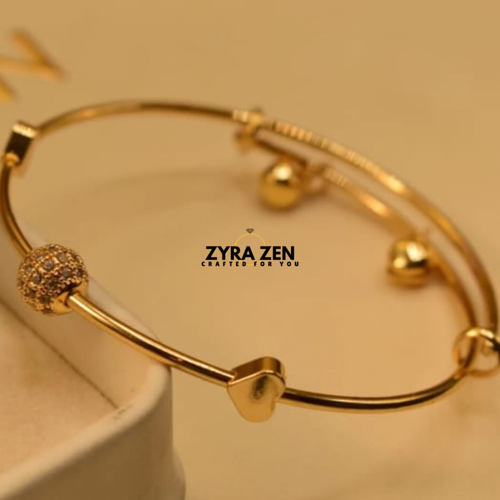 Stylish Golden And Silver Bal Bangles For Girls And Women. Zyra Zen Jewellery. Weeding Jewellery. Fashion Jewellery. Earrings For Girls Weeding Bangles