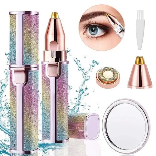 2-in-1 Hair Remover Device By The Aura Glow Mart – Facial and Body Hair Removal Tool for Women with Painless Shaving and Precision Trimming