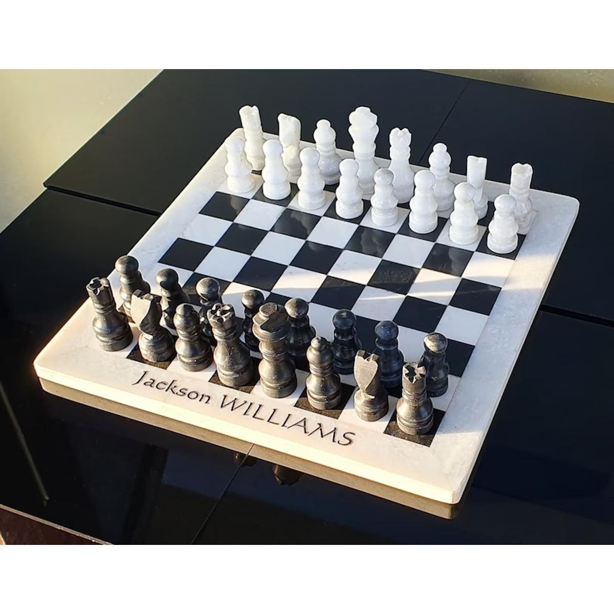 Pure Marble Luxe Chess Game – Luxera Elegent Solutions