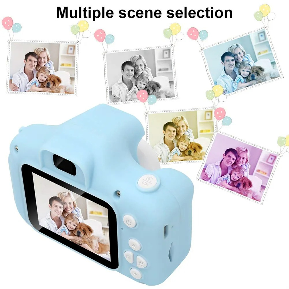 Mini HD Digital Camera for Kids - 1080P Toddler Video Camera with Rechargeable Battery, 2-Inch IPS Display, Perfect Gift for Boys and Girls (Ages 3-8) - Smart Toy Camcorder