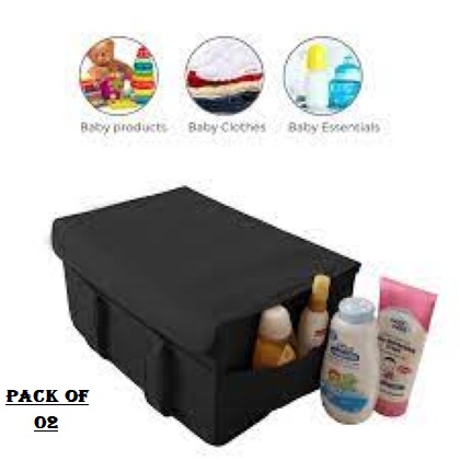 Pack Of 2 Diaper Storage Caddy Organizers With Lid!!!