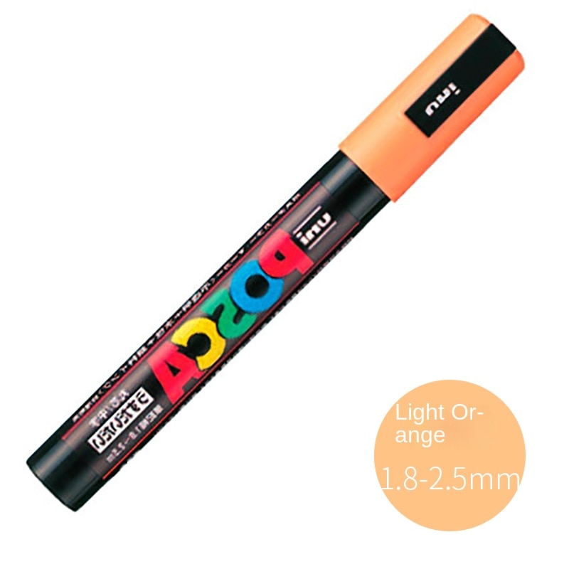 [HOT] 1Pcs UNI Posca Marker Pen PC5M POP Poster WaterBased