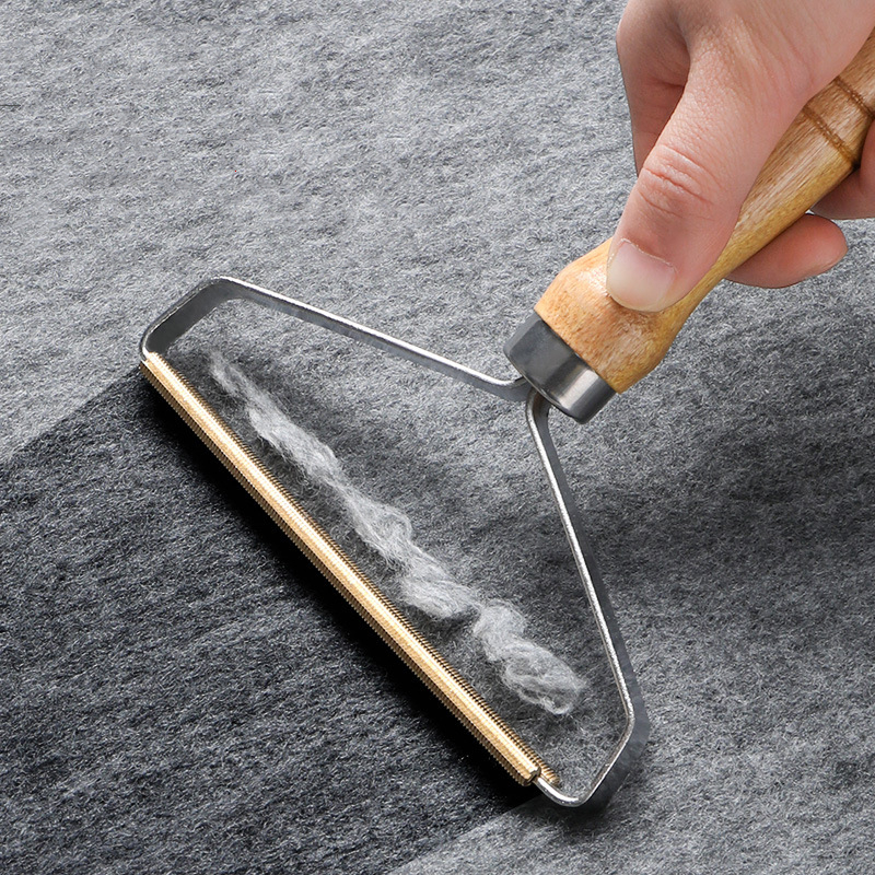 Wooden Epilator Sweater Clothes Shaver Fabric Clothes Sweater Lint Removers Manual Portable Wooden Lint Trimmer Comb Shaver