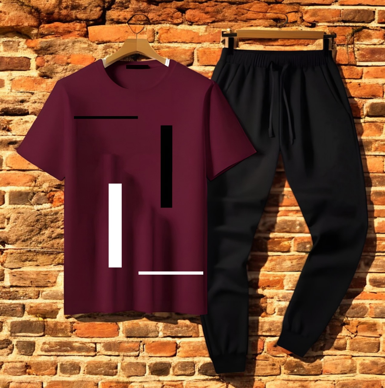 Trendy Tag Printed Summer Tracksuit For Men & Boys Tee-shirt with trousers gym wear New Design Round Neck Half Sleeves T Shirts Top Quality Gym Wear/Casual and comfortable Pair T-Shirt and Trouser