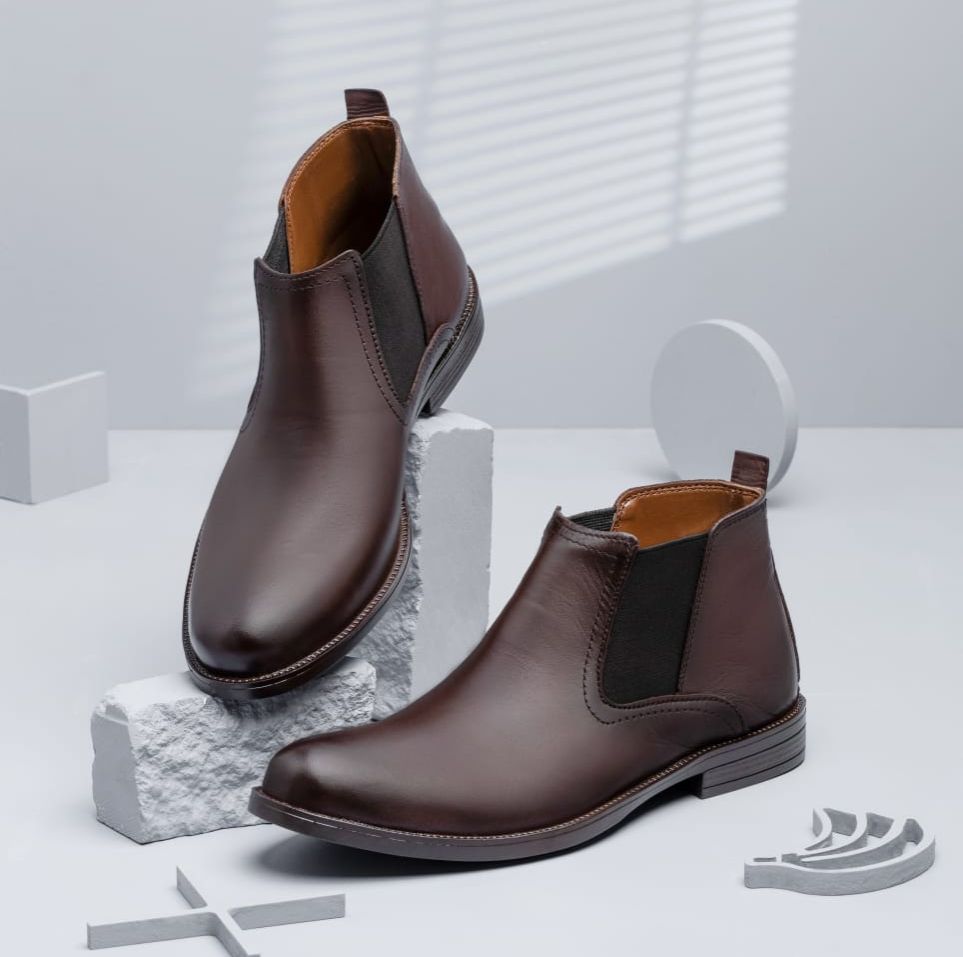 SARDAR Genuine Leather Chelsea Boots - CLASSIC STYLE,