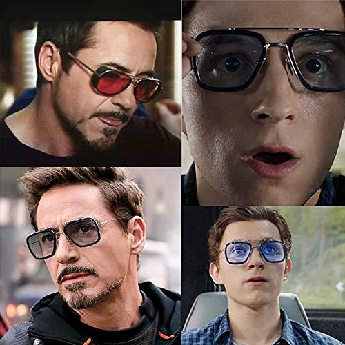 Tony Stark Robert Downey Jr Red Sunglasses Tony Stark Red Glasses 2025