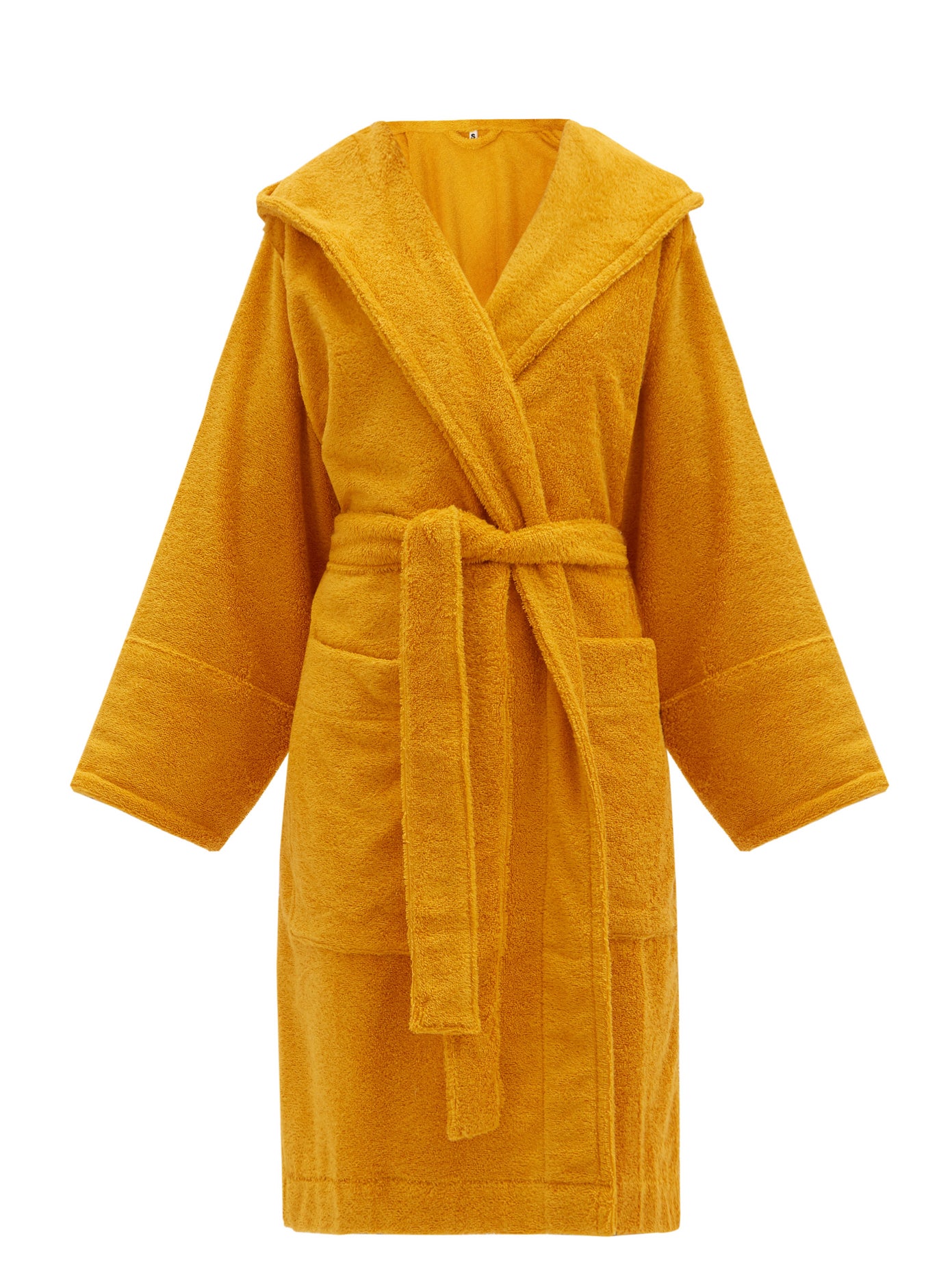 mens orange bathrobe