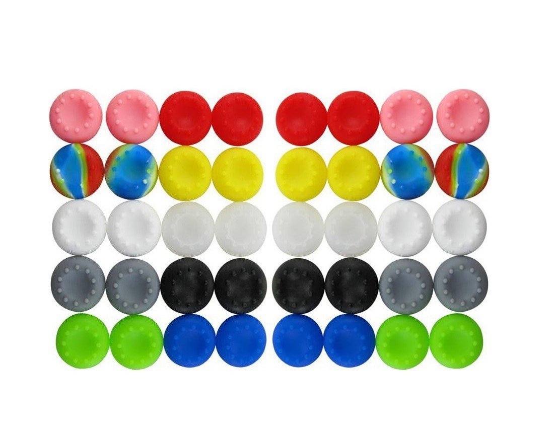 Controller Thumb Grips Cap Cover For | PS5 | PS4 | PS3 | Xbox 360 (2 Pieces) For Controller Joystick Gamepad Silicon Cover Case Analog Rubber Caps