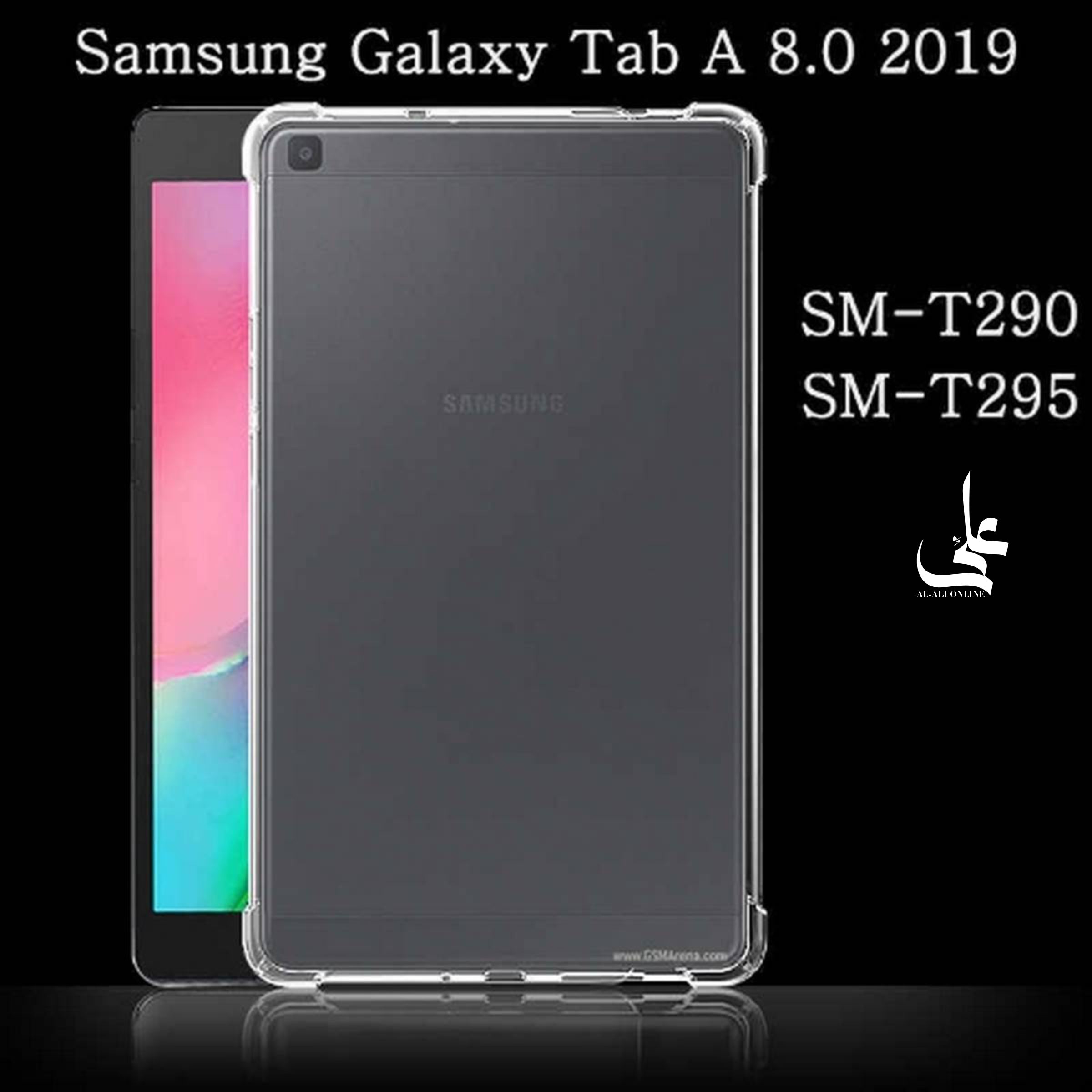 For CASE Samsung Galaxy Tab A 8.0 inch (2019) SM-T290, SM-T295 / For Samsung Galaxy TAB A 8.0 T295 (2019)  Shockproof Tough Air Cushion Gel Clear Transparent Heavy Duty Case Cover