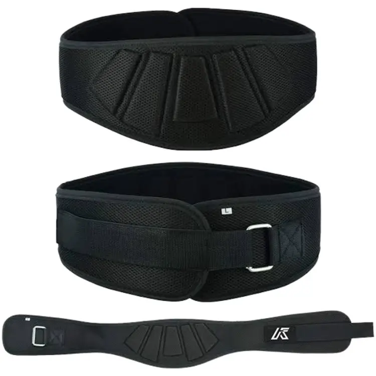Best weight lifting belts, gym 6 inches exercises neoprene foam padded  belt