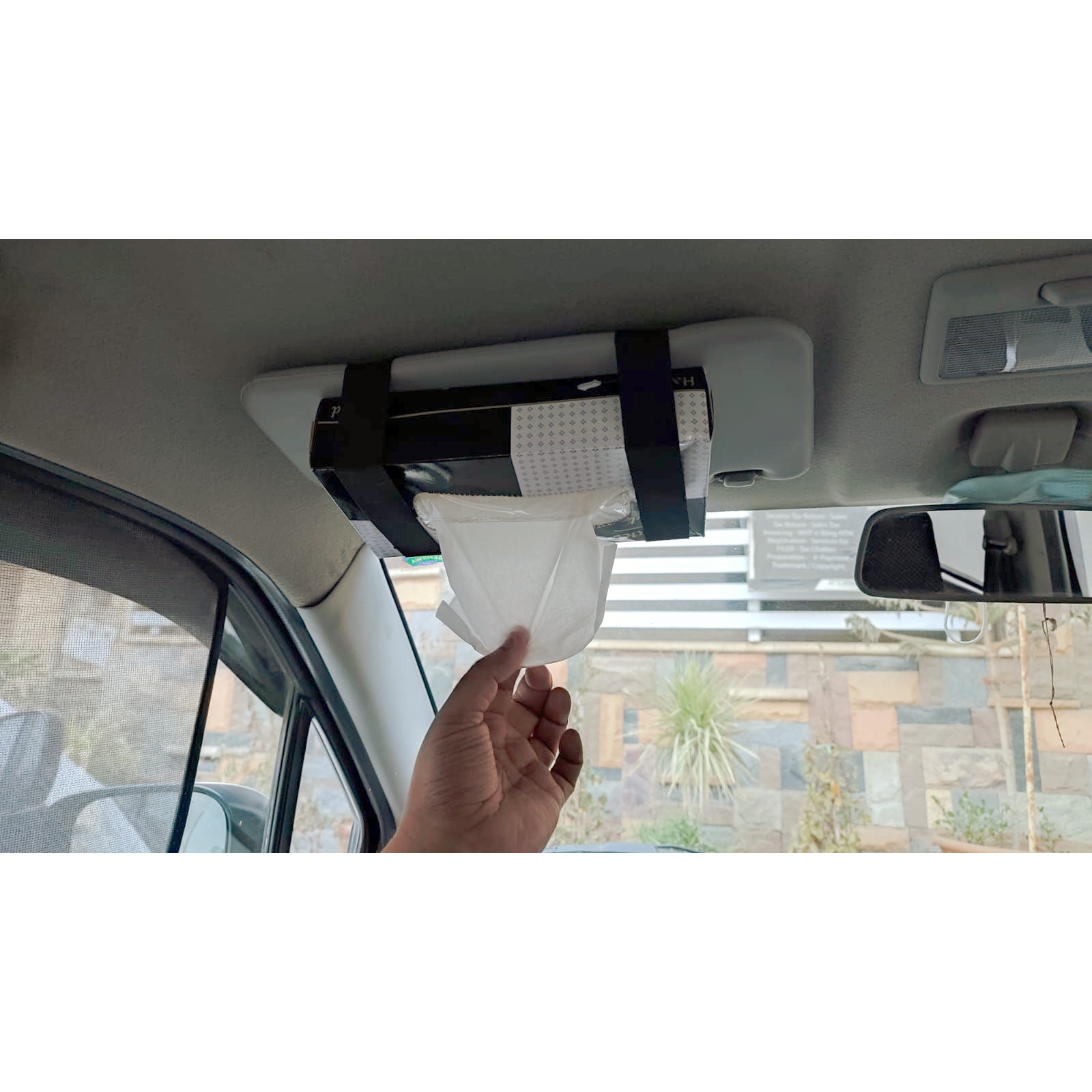 Car Tissue Box Holder Sunvisor Organizer for Alto Cultus WaronR City