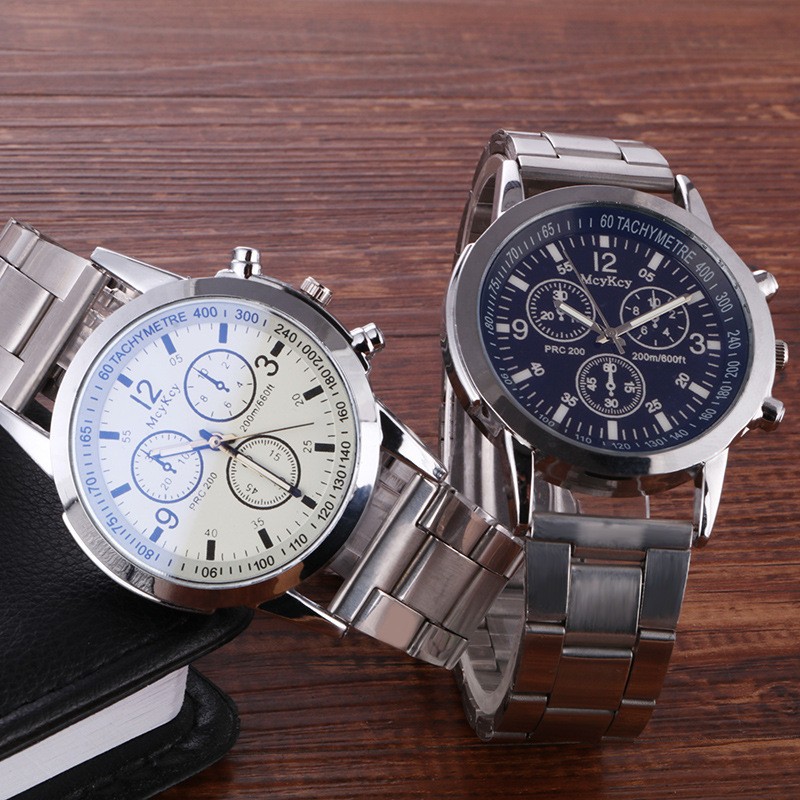 Classic Luxury Watch for Men / Boys - Stylish Stainless Steel Analog Quartz Mens Watches