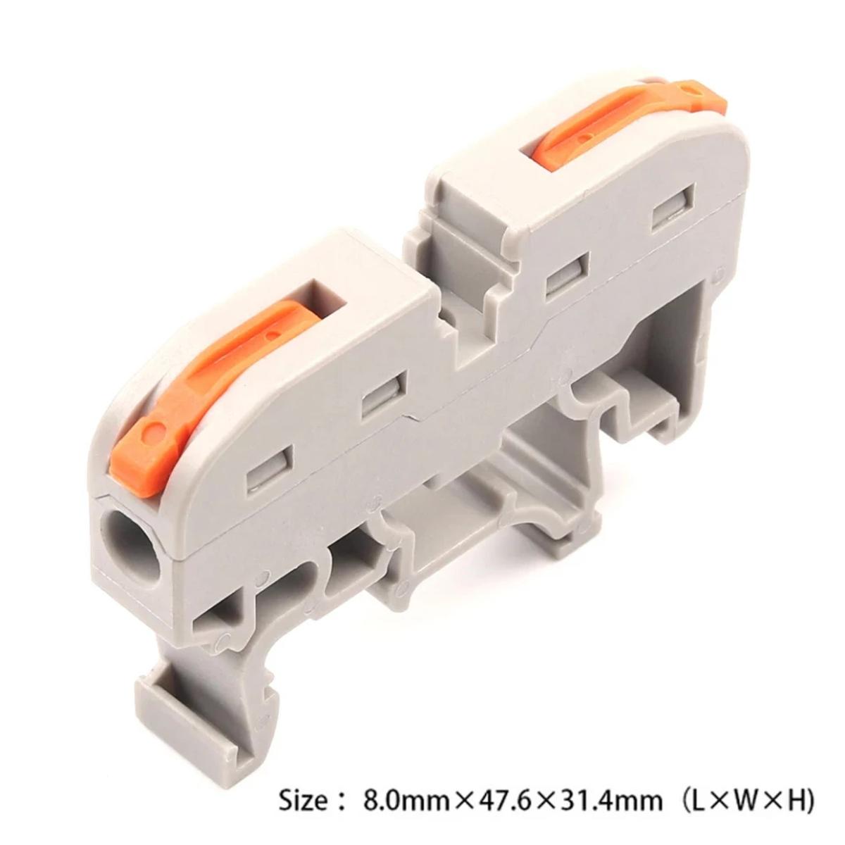 10/20/30/40/50 pcs Electrical Wire Connector Push-in Terminal Block Universal Fast Wiring Cable Connectors For Cable Connection Quick wire Connector