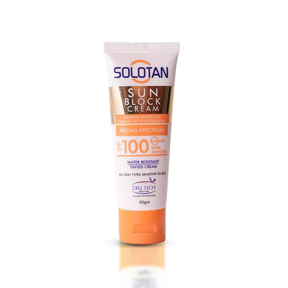 Solotan SPF 100 Sunscreen | Sun Care Product | 50g
