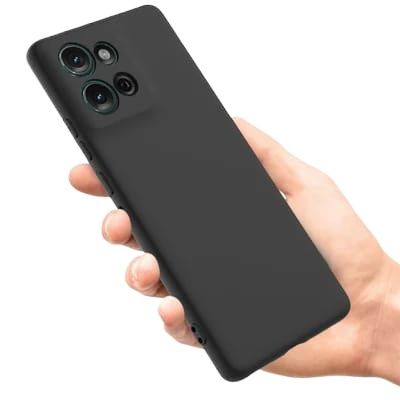 Moto G Power 5G 2025 Cover Soft Design, Shockproof Soft Silicone Case with Drop Resistance Black TPU Back Cover Case with Camera Protection Bumper Camera Protective Mobile Back Cover For Motorola Moto G Power 2025 5G