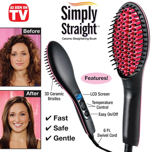 hair straightener brush price