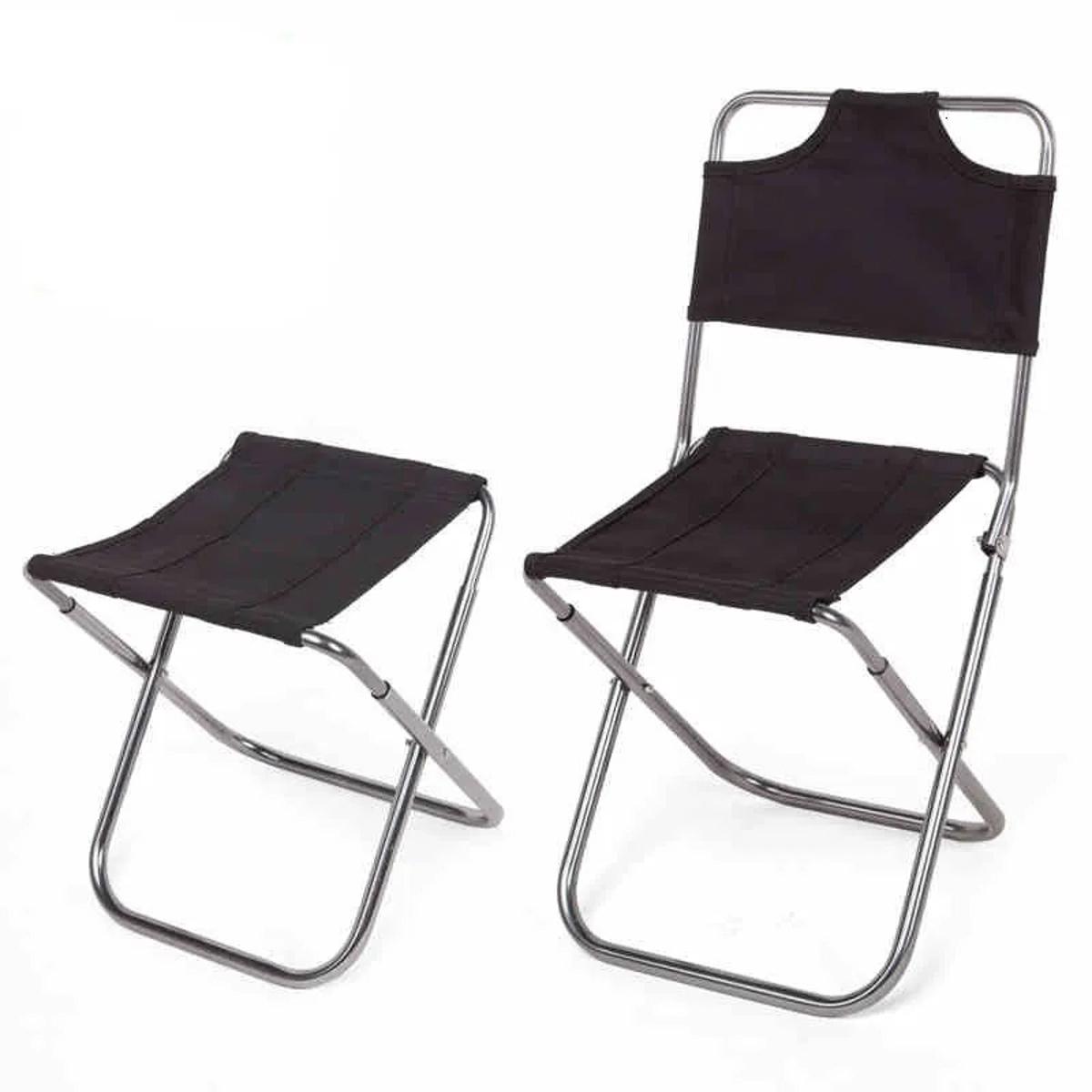 Folding Camping Chairs Portable Outdoor Travel Seat Ultralight Aluminum Alloy Hiking Fishing Sturdy and comfortable Camping stool