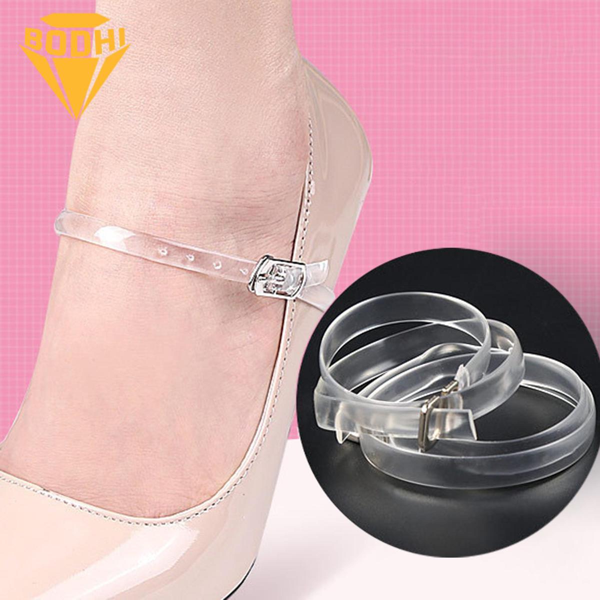 Clear detachable hot sale shoe straps