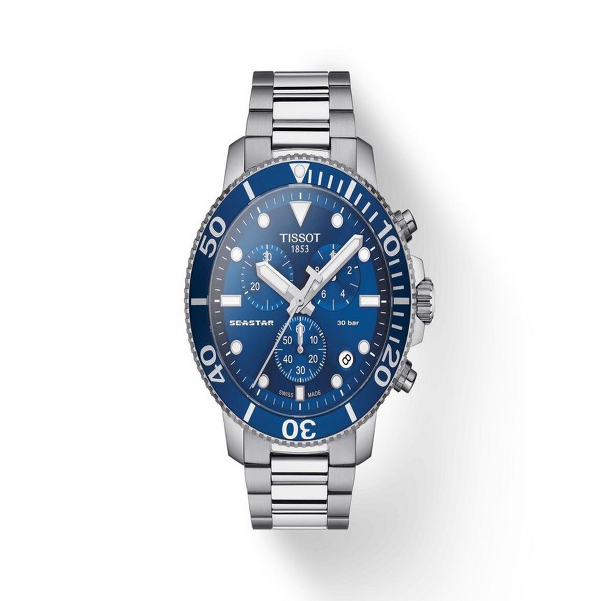 Tissot Seastar 1000 Chronograph Blue Dial Men's Watch - T120.417.11.041.00