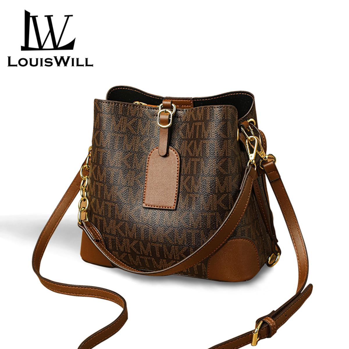LouisWill Women Bag Ladies Fashion Bag Crossbody Bag Soft PU
