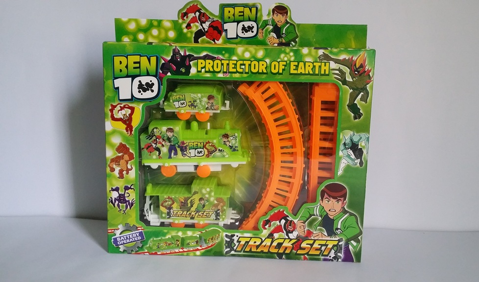2026 Train Track Toy For Kids | Ben 10 Train Toy Kids Toy | Ben 10 Super Train Track Set | Random Design Multi color train track set