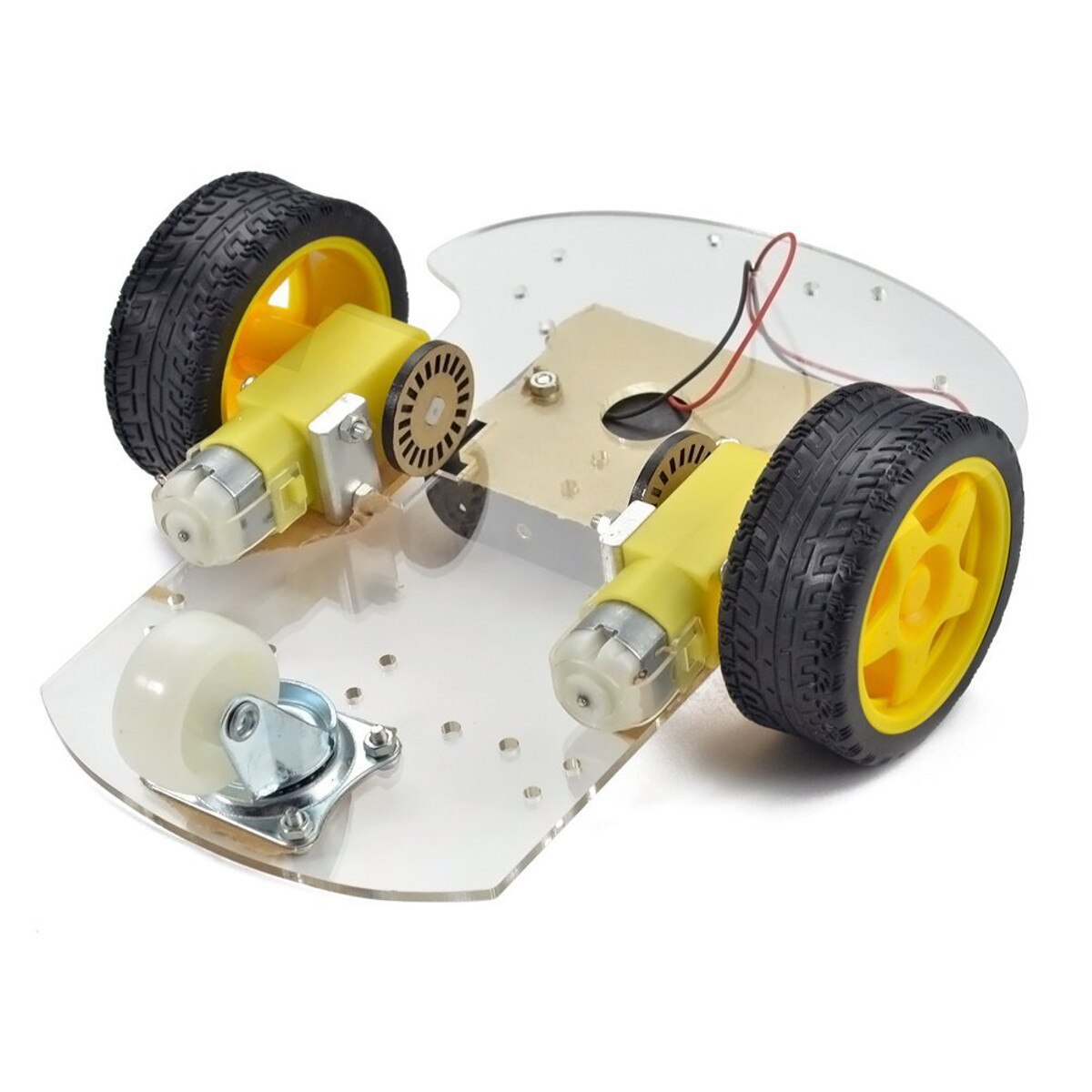 New ARDUINO 2WD Robot Smart Car Chassis Kits Full Size Base Board with Speed Encoder for Arduino 51 M26 DIY Education Robot Smart Car Kit For Student kids