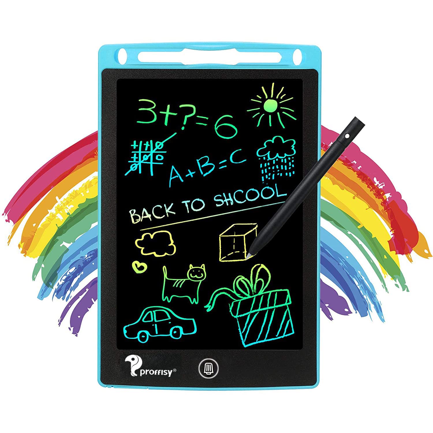 "8.5” Multicolor Display LCD Drawing Writing Tablet for Kids & Adults with Pen | Erasable Colorful E-writer Digital Memo Pad - Electronic Writing Board - Educational Toy & Learning Gadget for Kids - Best Gift for Children | Hot Selling