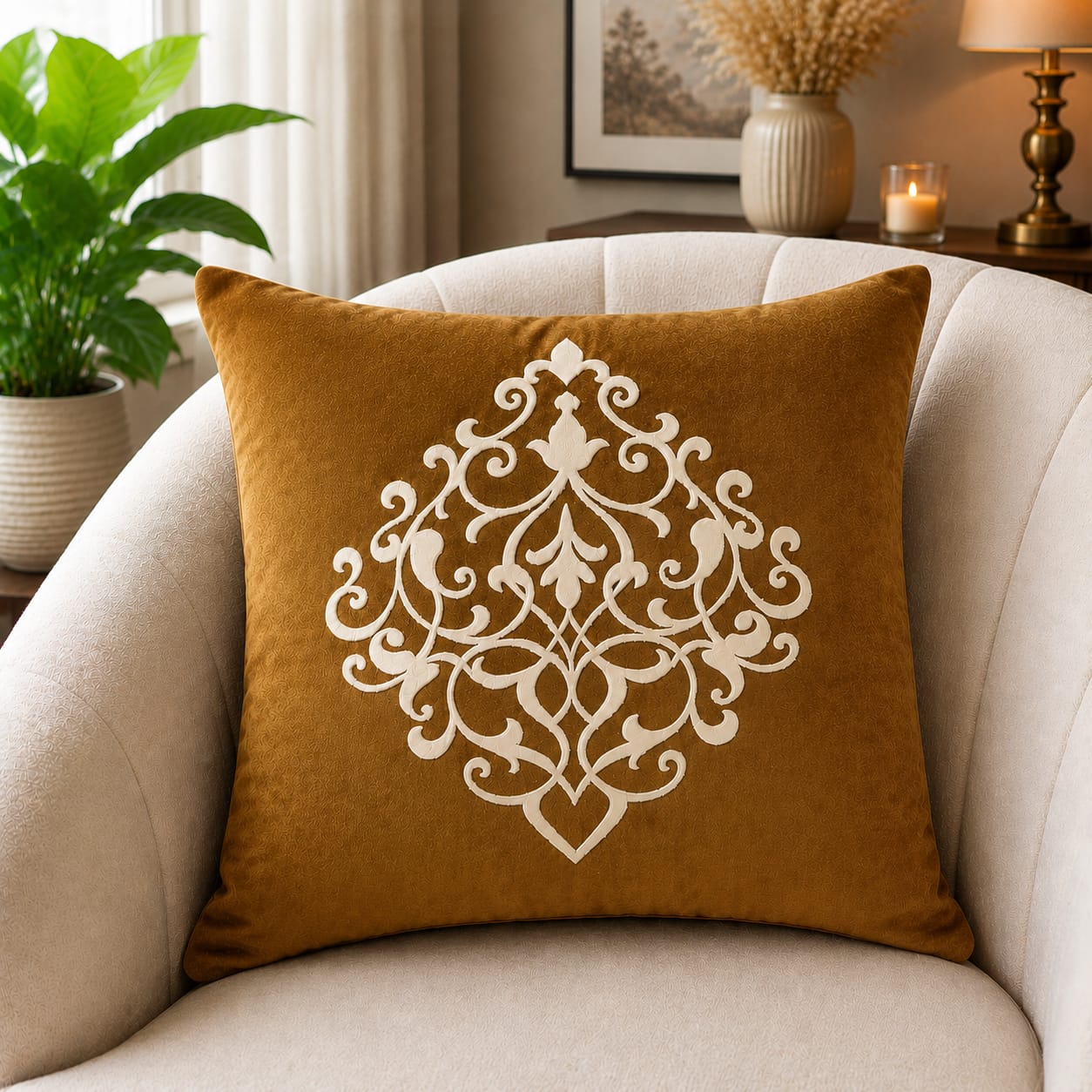 Decent Soft Velvet Cushion Cover Specific Style/ Color Best For Sofa And Bed Decorated By Ayat Bedding