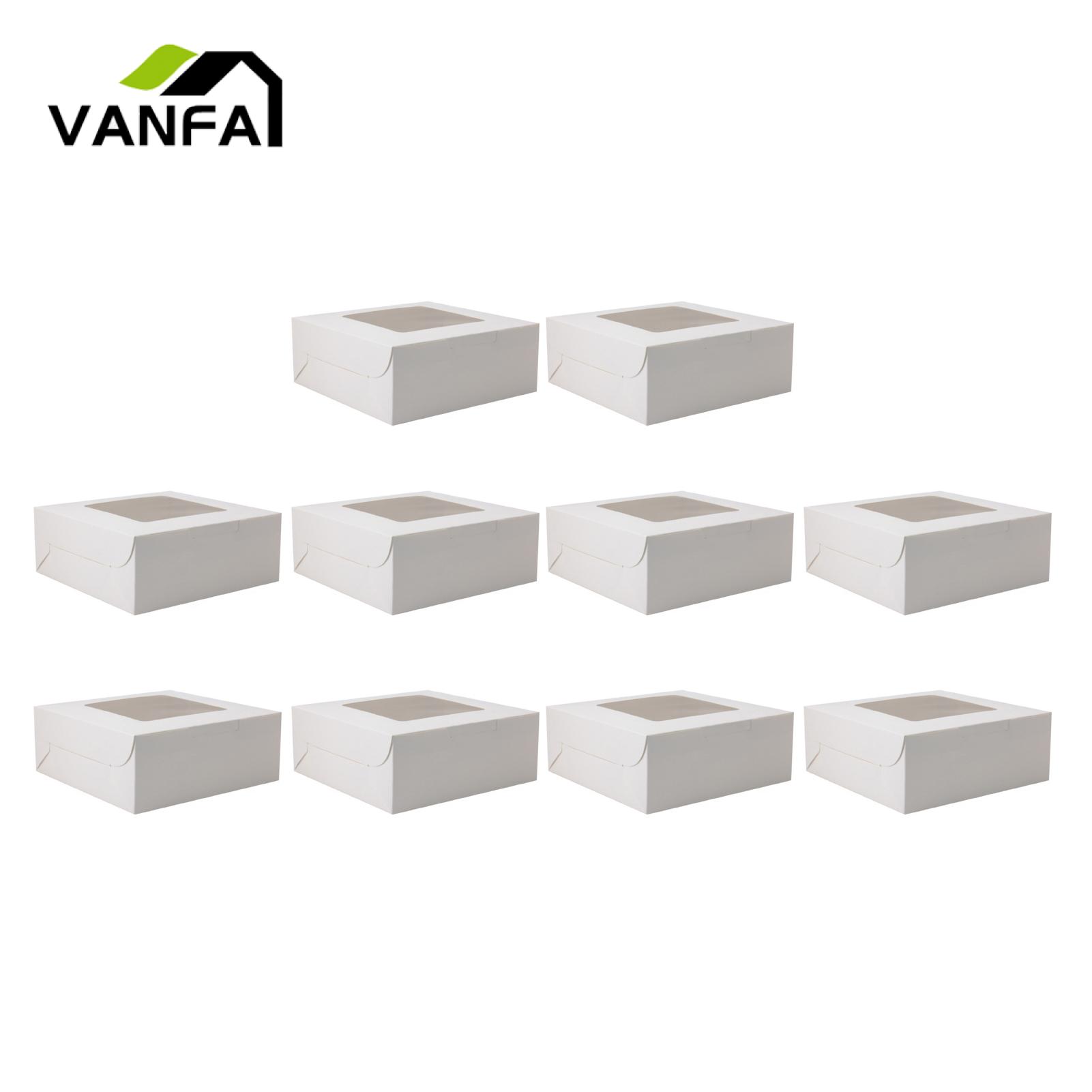 Small Treat Boxes BPA Free Bakery Boxes Square Disposable Cake Boxes