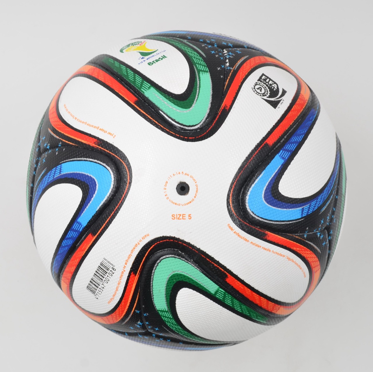 Adidas Brazuca Football 2014 Worldcup Thermal Molded
