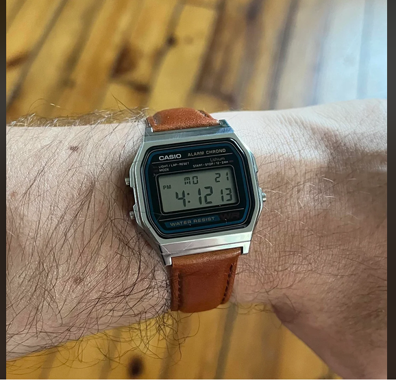 Casio watch with leather straps price in Pakistan