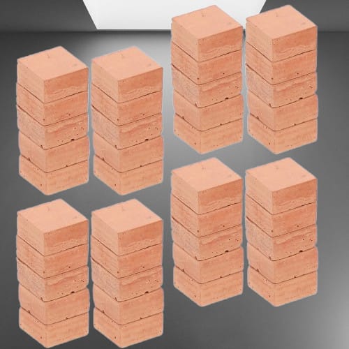 Half Miniature Briks 50pcs for Diy Miniature House