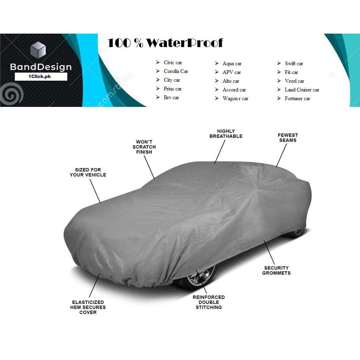 Car Covers PVC and Non-Woven Fabric - Car (Large) Top Cover Car Care