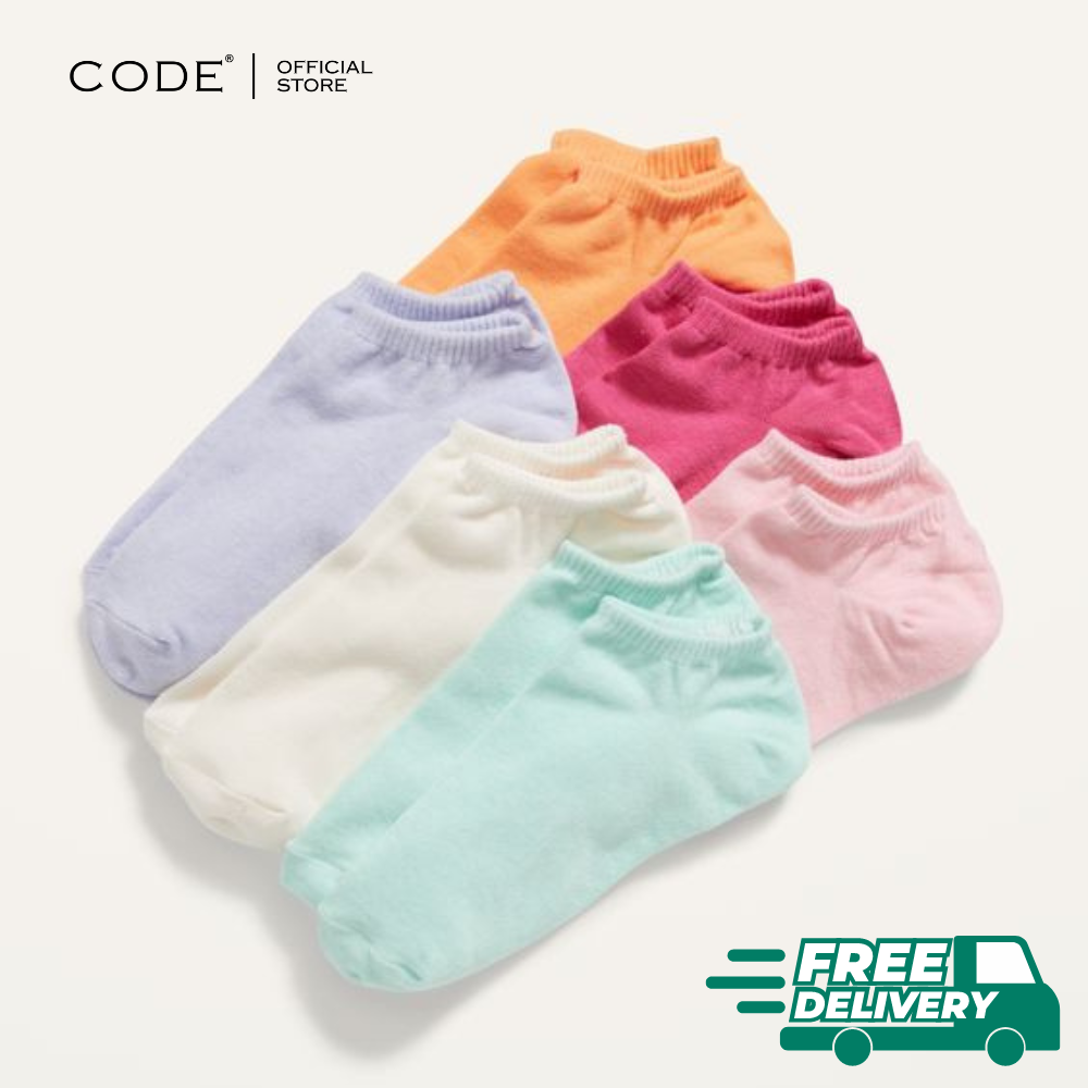 Code 6 Pairs Cotton Ankle Socks For Women  Cotton Ankle Socks For Men  No Show Low Cut Socks For Women  Business Casual Socks For Women - 3 Random colors