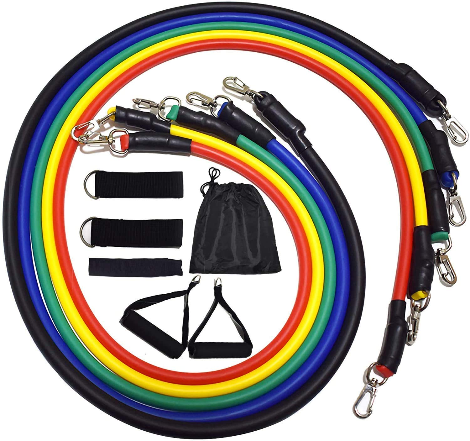 Pull Rope Fitness Exercises Resistance Bands Latex Excerciser Body ...