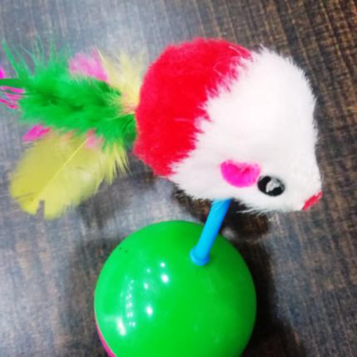 Pet toys Cat Toys Spring Mice Crazy Ball Play Activity Pet Funny Toys