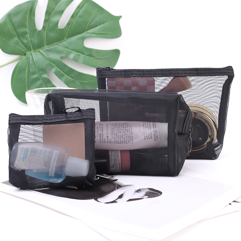 1/3Pcs Portable Transparent Cosmetic Makeup Skin Care Beach Wash Travel