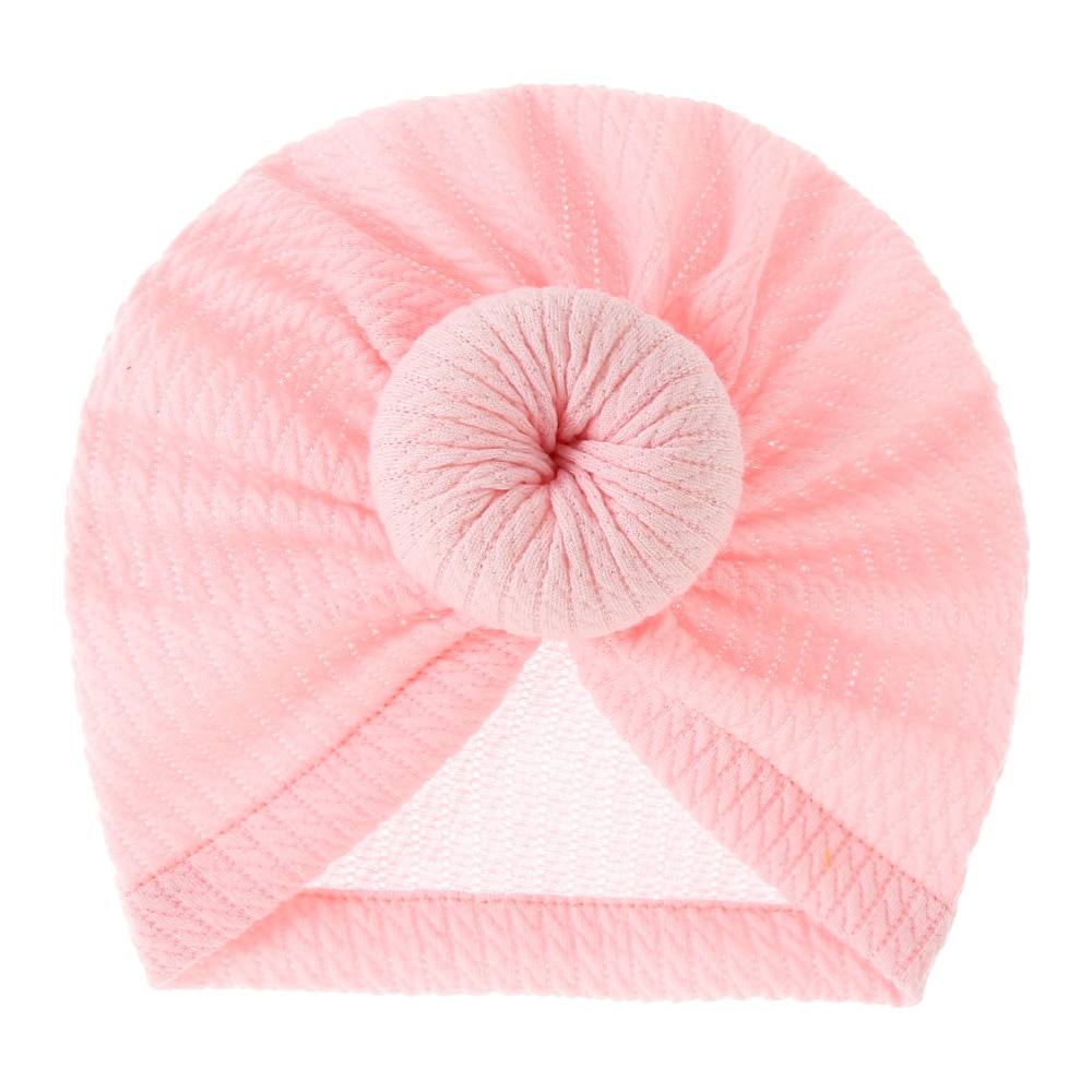 Knotted Hats for Baby Girl Beanie Bow Headband Infant Turban Newborn Head  Accessories Winter Hat Warm