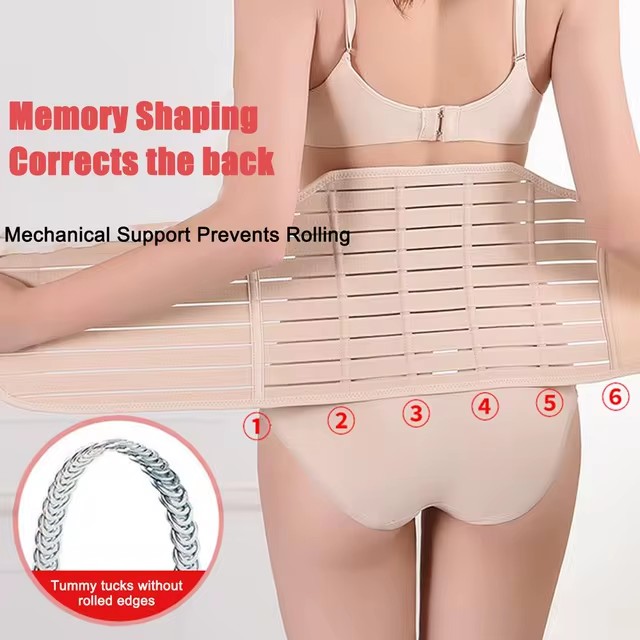 Postpartum Recovery Waist Belt for Women - Adjustable Skeleton Body Shaper Post Pregnancy Belly Maternity Support