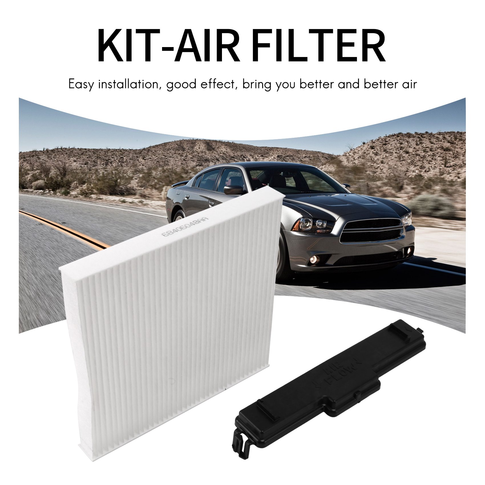 68406048AA Cabin Air Filter & Filter Access Door For Ram 1500 Classic