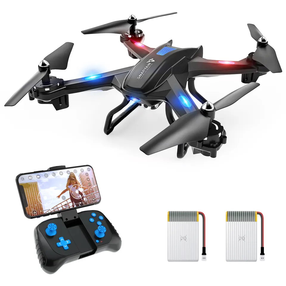 Drone Camera WIFI FPV Wide Angle RC Foldable Drone toys Gift Snaptain S5C FPV RC Drone Camera