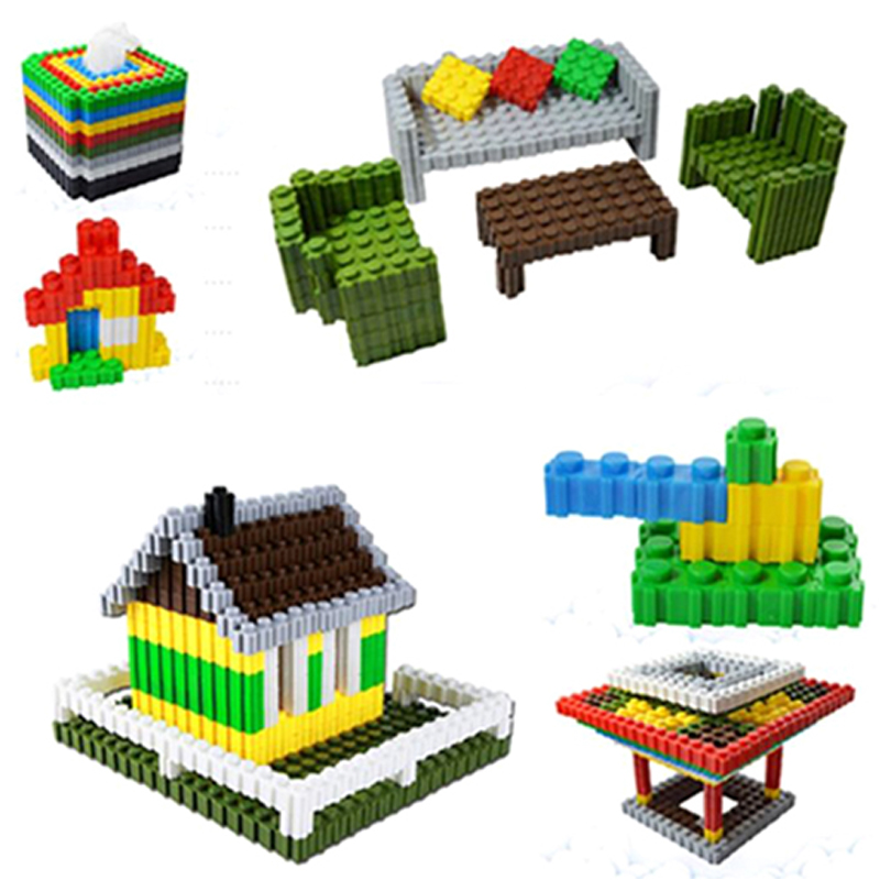 180 pcs - Bricks Blocks Pack Toys for Kids Children Colorful Plastic Educational Building Block Models for Kids